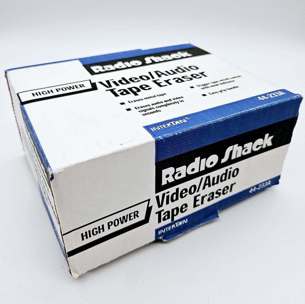 RADIO SHACK | 44-223A vintage high power video/audio tape eraser